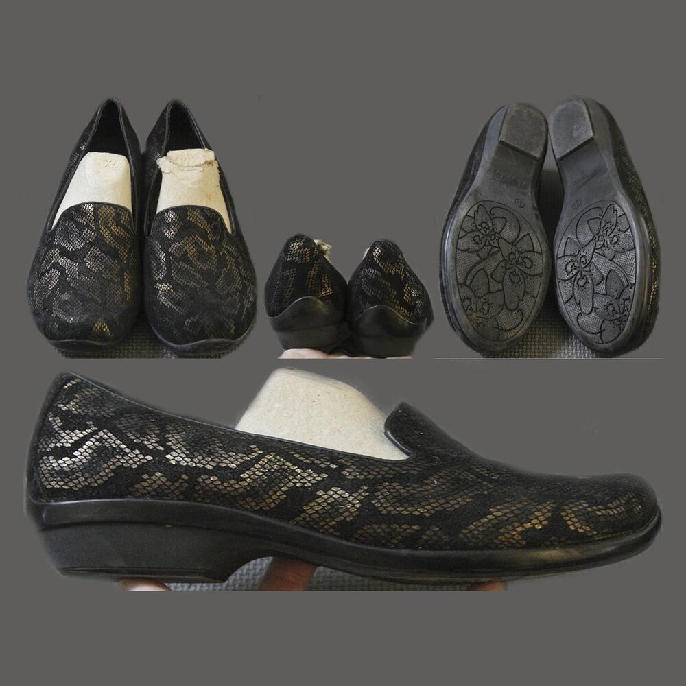 Dansko Olivia Bronze Snake 5601060200 Loafers Women’s Size US 8.5-9 EUR 39